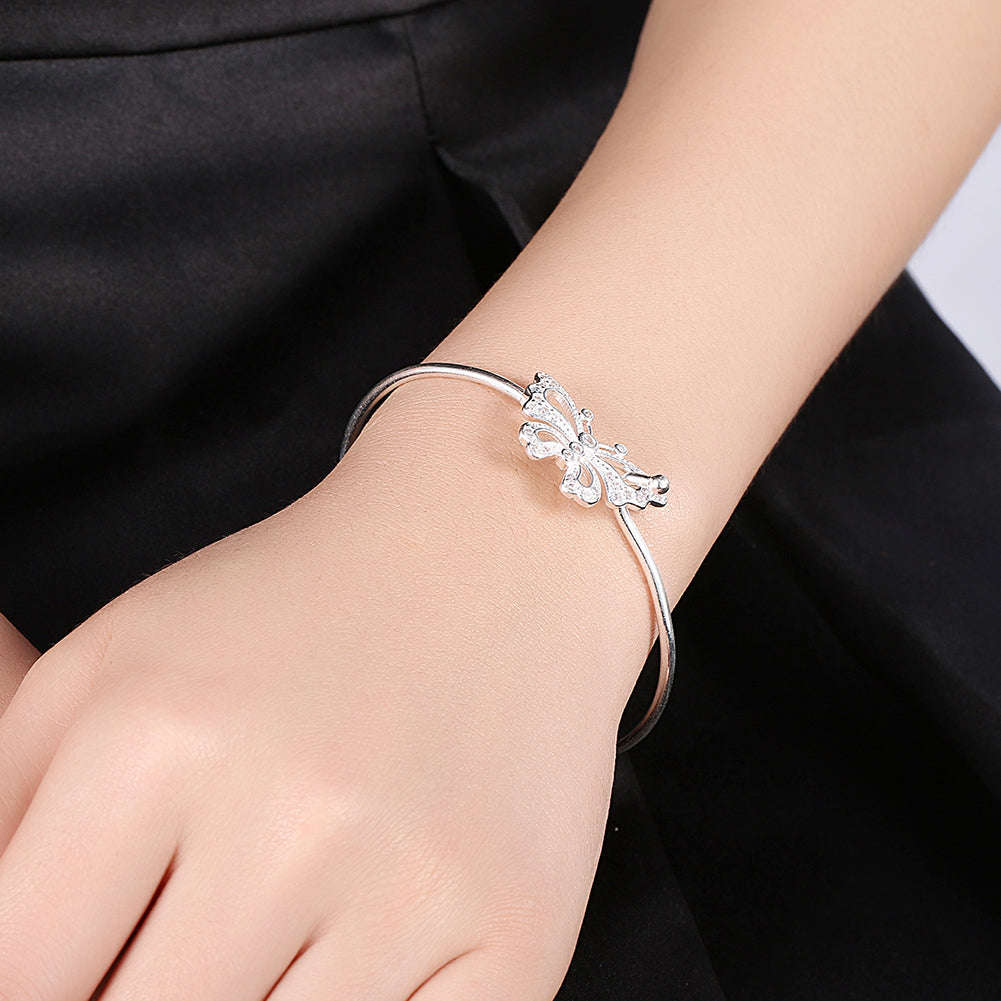 Silver Designer Bangle LSLKNSPCB252