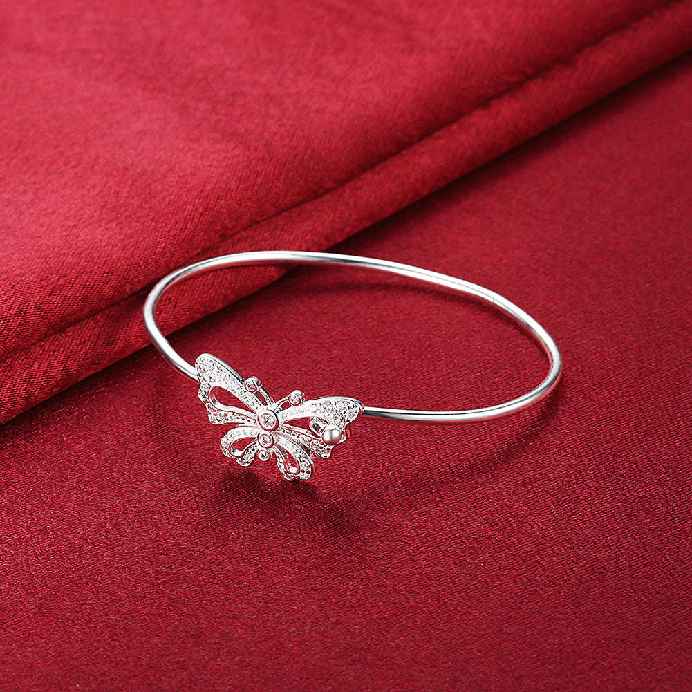 Silver Designer Bangle LSLKNSPCB252