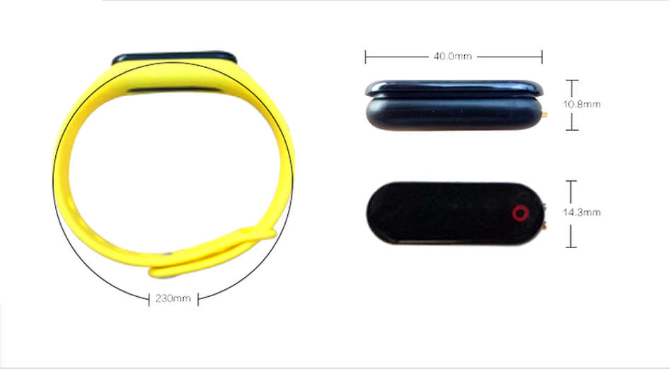 Smart Fitness Bracelet/Fitness Tracker - Black