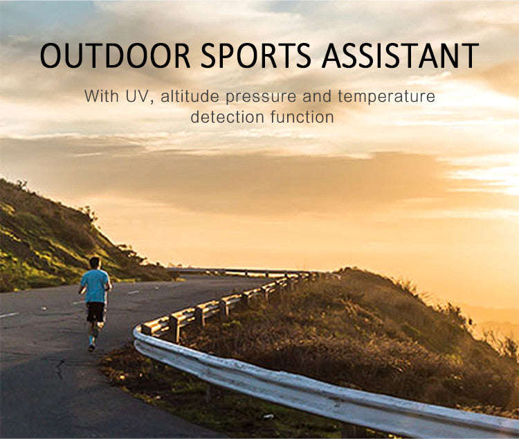 Waterproof Bluetooth Health & Fitness Tracker Sports Watch - Silver