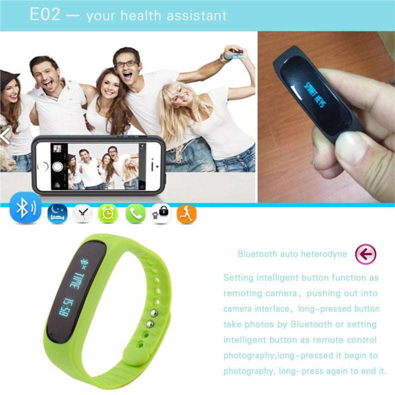 Bluetooth Smart Bracelet/Fitness Tracker - Black
