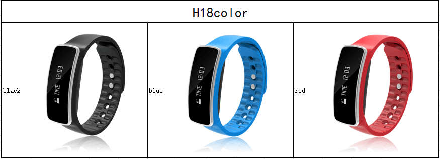 FBH18 Bluetooth Smart Bracelet/Fitness Tracker - Black