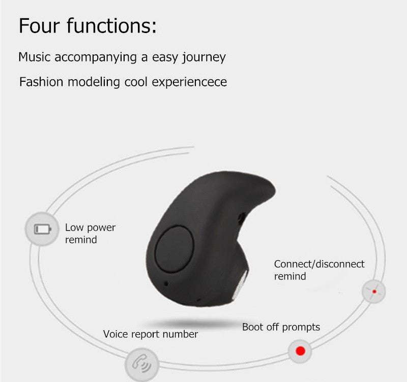 Bluetooth Earphone - Black