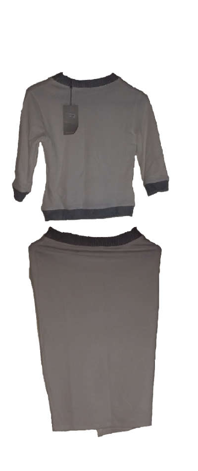 White two-piece Dress