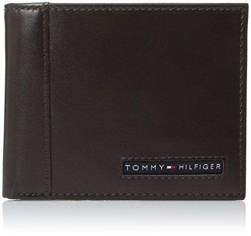 Tommy Hilfiger Men's Leather Cambridge Passcase Wallet with Removable Card Holder