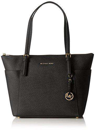 MICHAEL Michael Kors Jet Set Large Top-Zip Saffiano Leather Tote