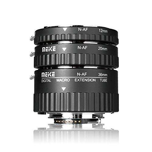 MEIKE MK-N-AF1-A Macro Electronic Mount Auto Foucs Macro Metal Extension Tube Adapter For Nikon DSLR