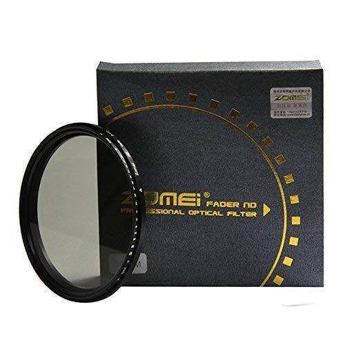 ZOMEI 77mm ND Fader Neutral Density Adjustable Variable Filter with AGC Optical Glass (ND2 to ND400)