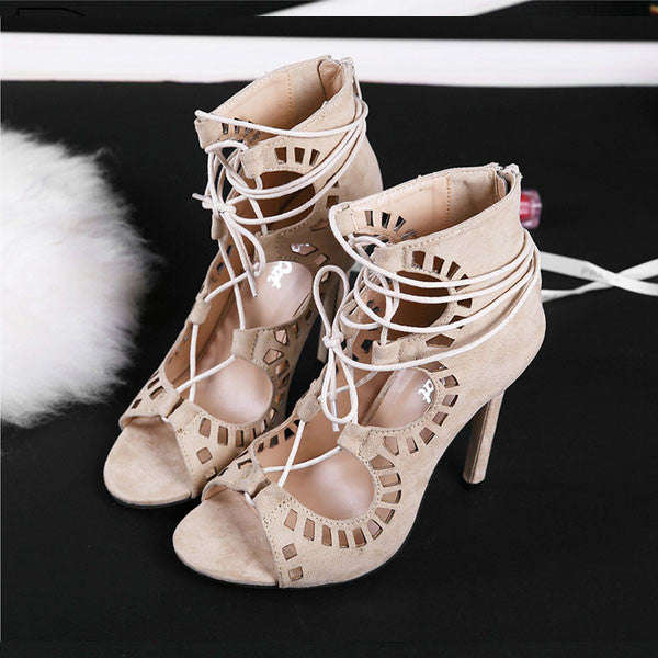 Elegant stylish Apricot shoes - 39 / As shown