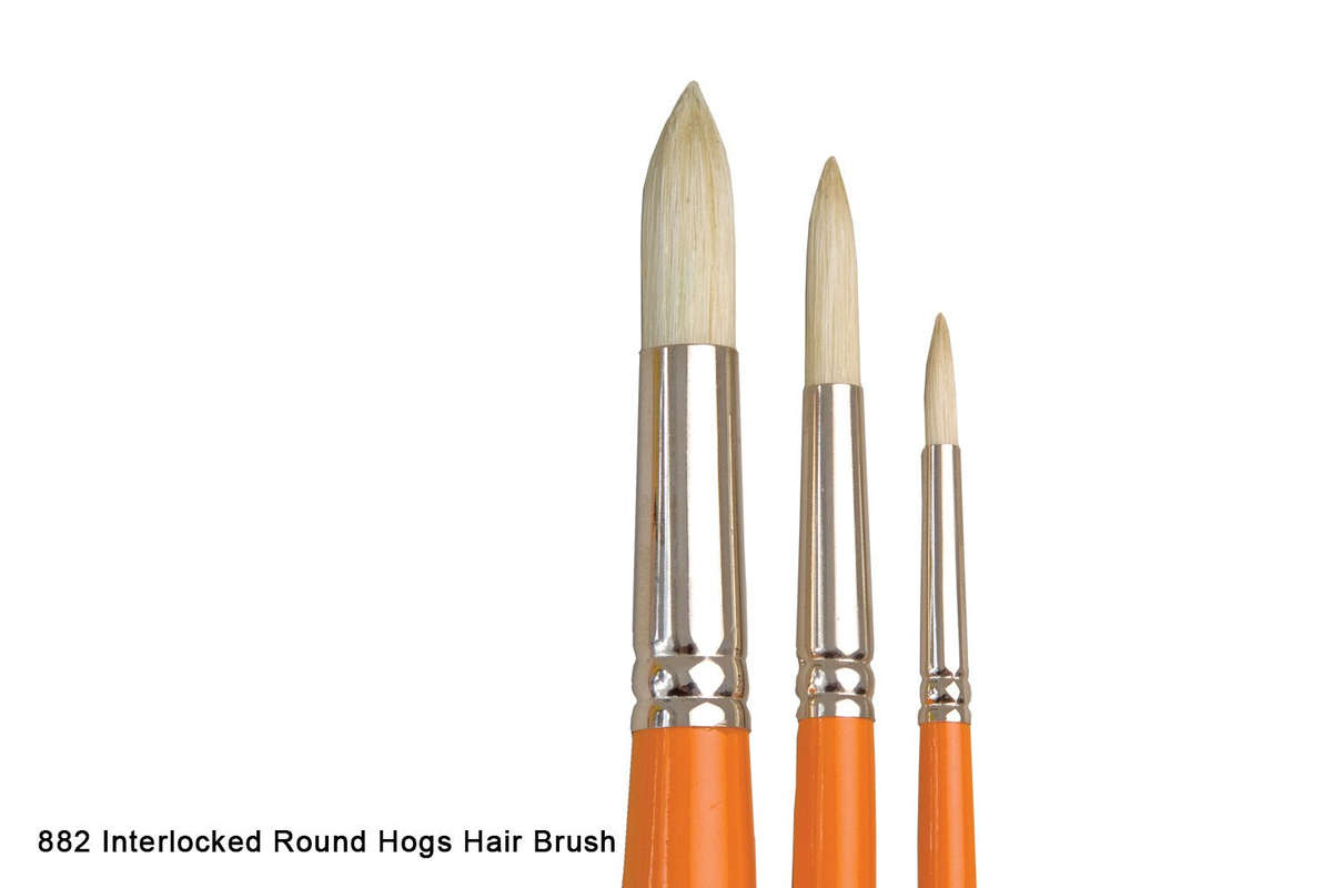 882 Interlocked Round Brush - 0
