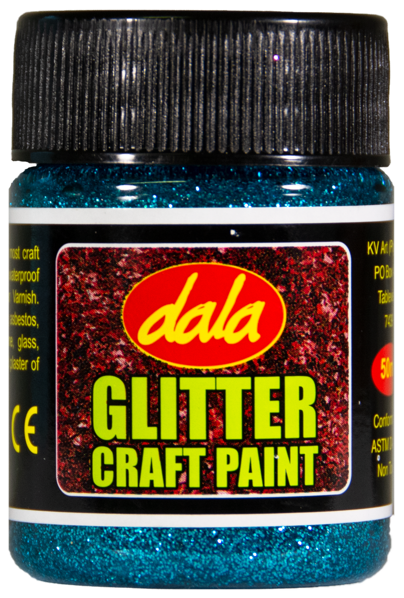 Glitter Craft Paint - 250ml / Silver