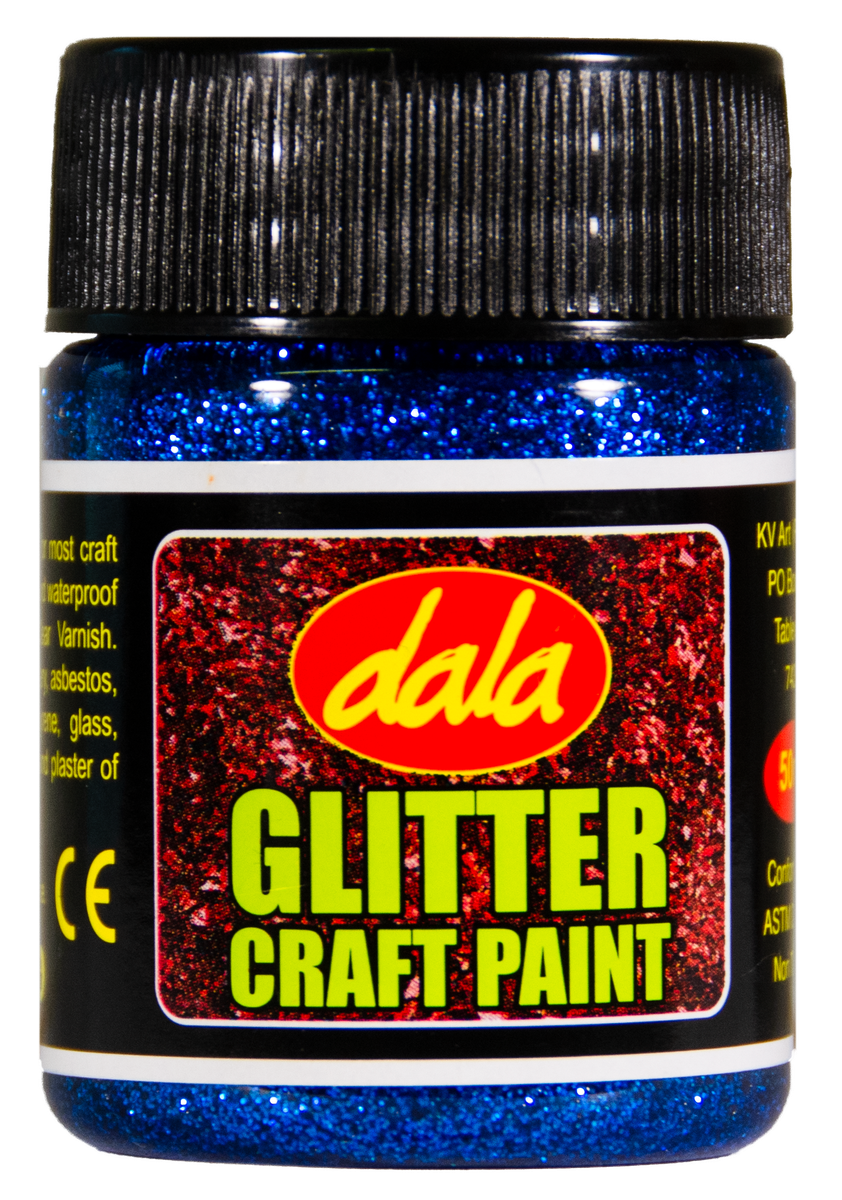 Glitter Craft Paint - 250ml / Silver