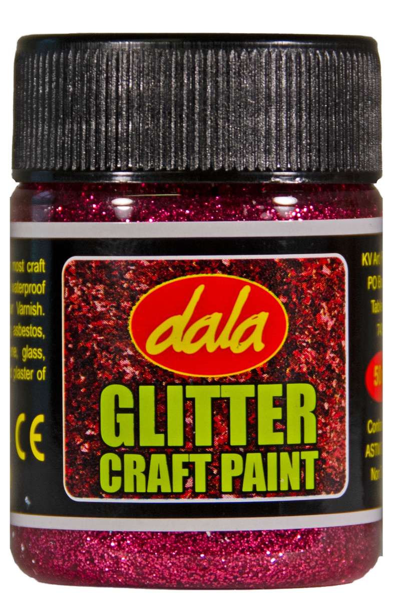 Glitter Craft Paint - 250ml / Silver