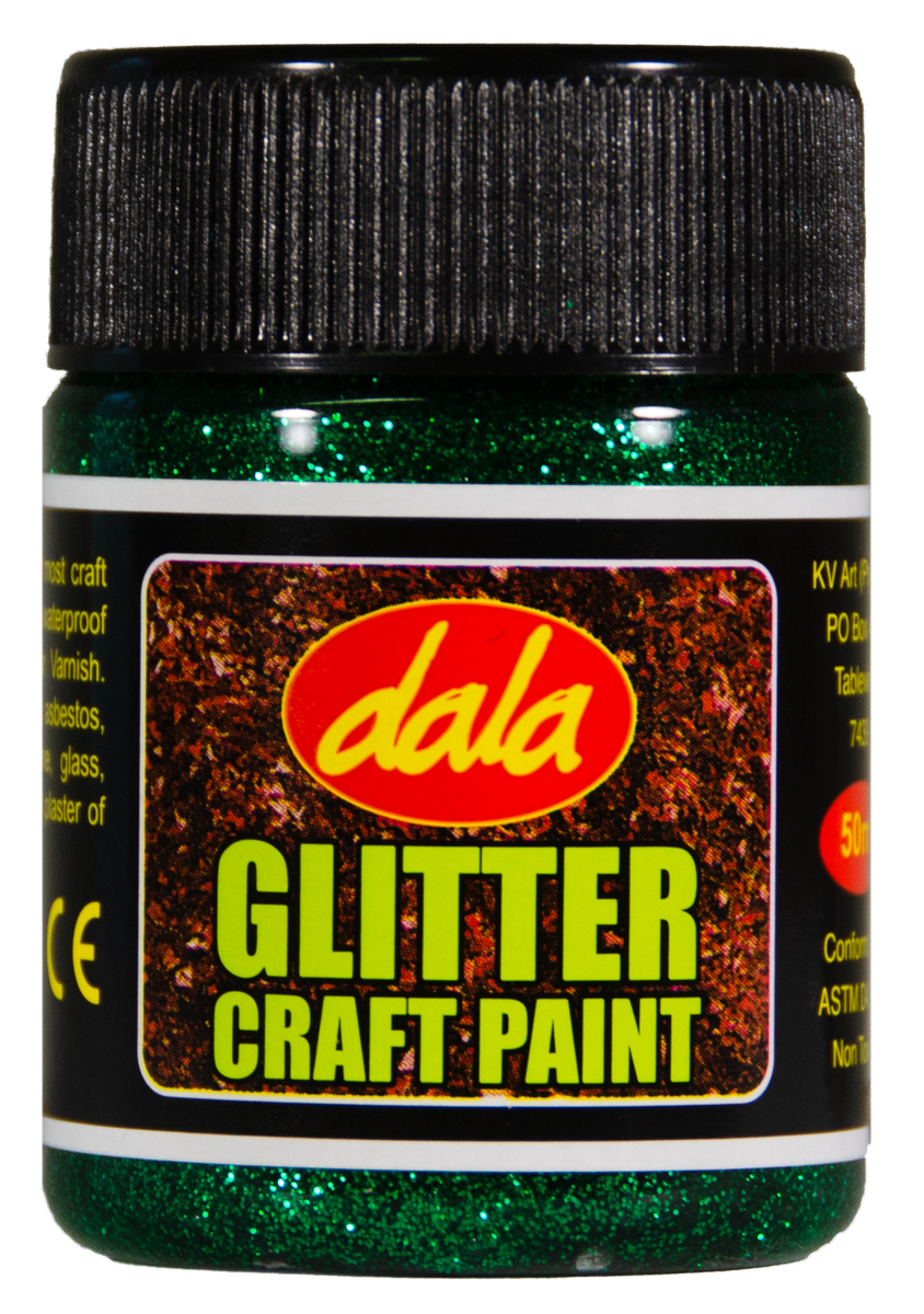 Glitter Craft Paint - 250ml / Silver
