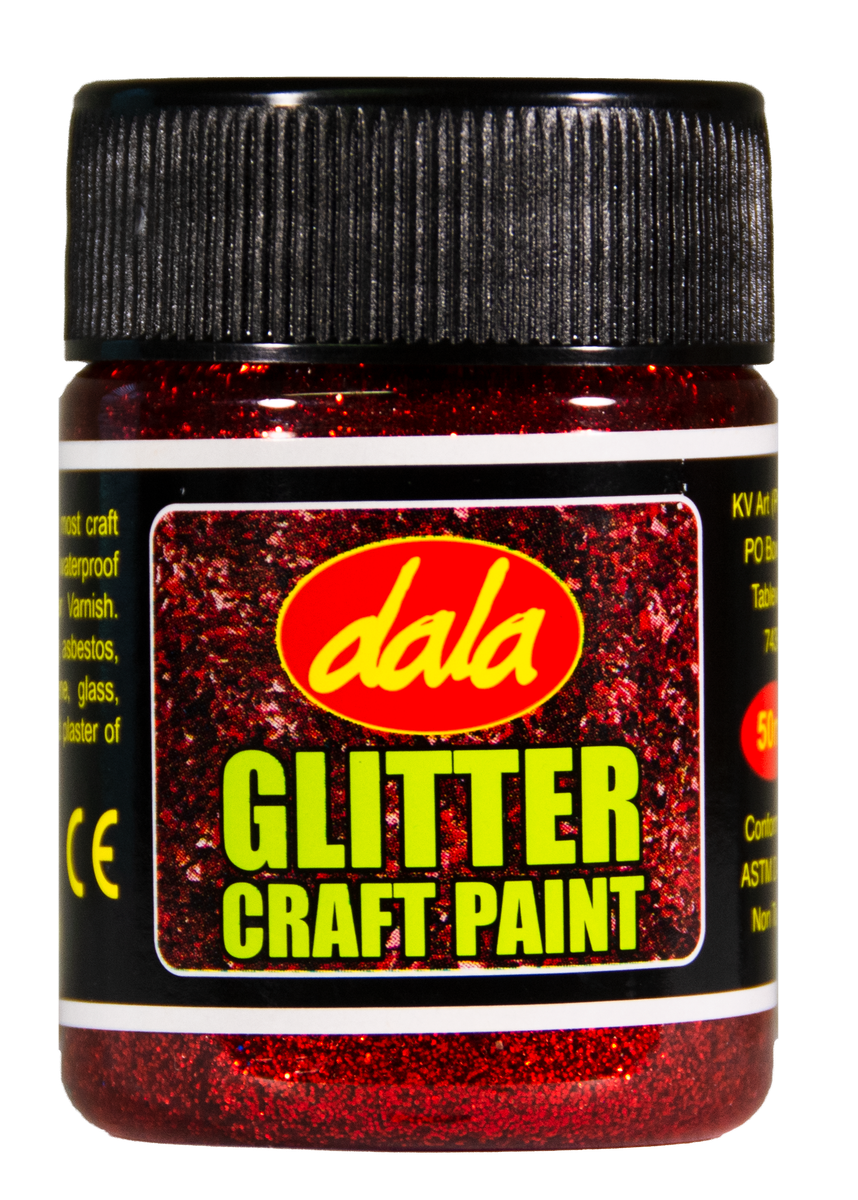 Glitter Craft Paint - 250ml / Silver