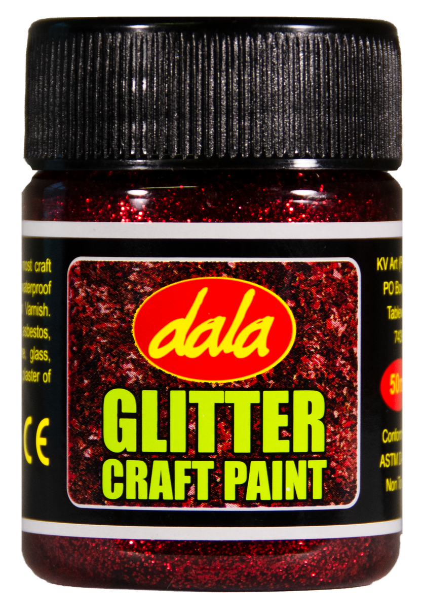 Glitter Craft Paint - 250ml / Silver