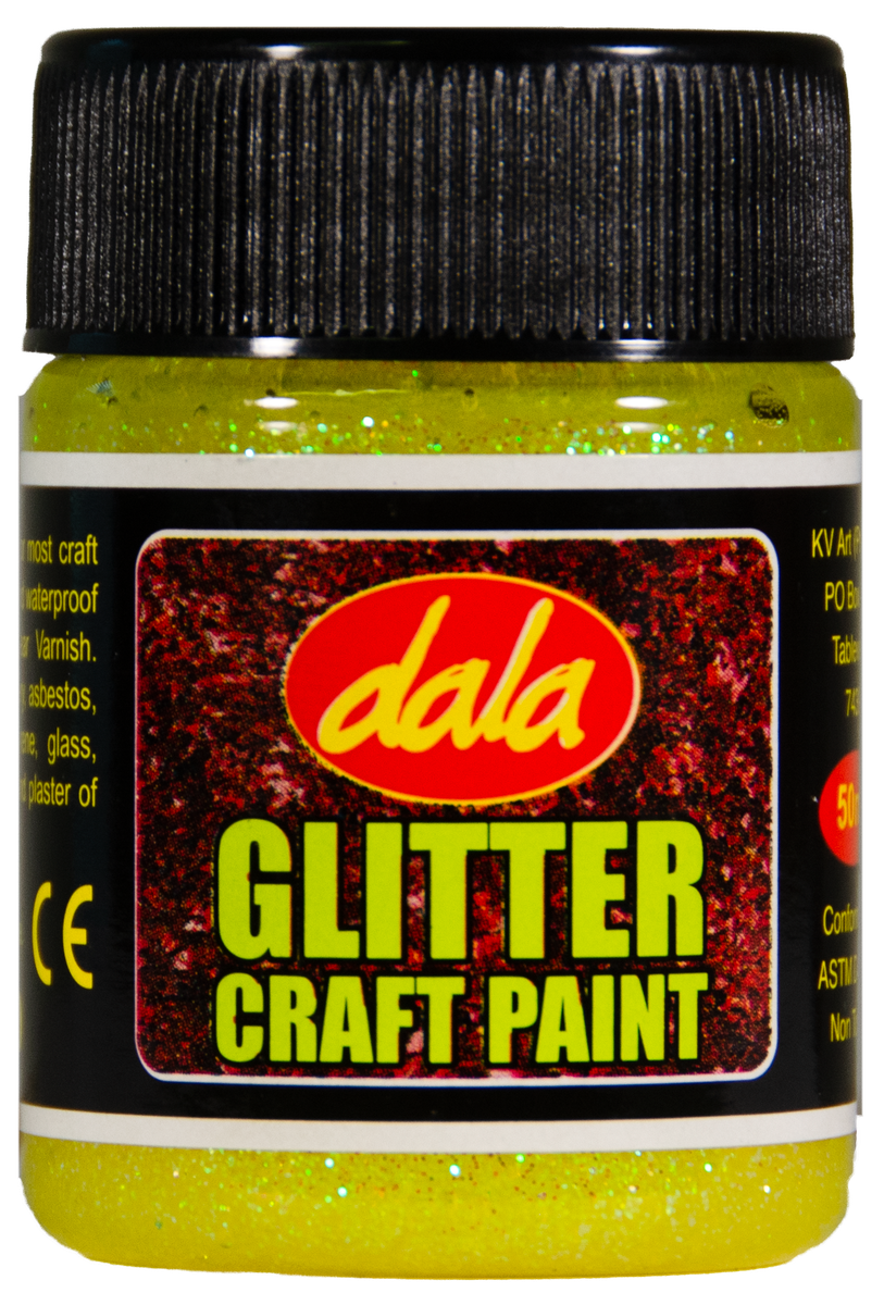 Glitter Craft Paint - 250ml / Silver