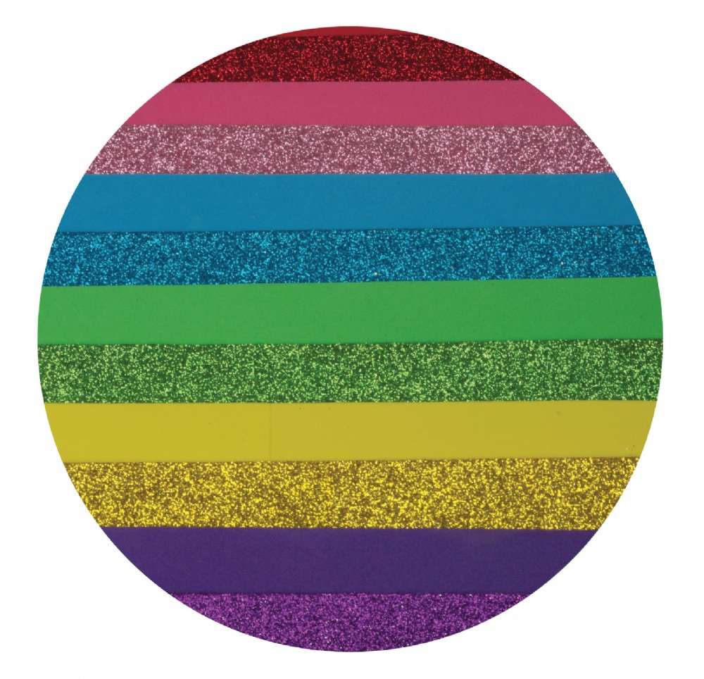 EVA Sheets - A4 EVA Standard Glitter 5 Sheets