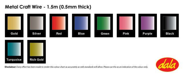 Metal Craft Wire - Rich Gold / Thin (0.5mm/ 1.5M)