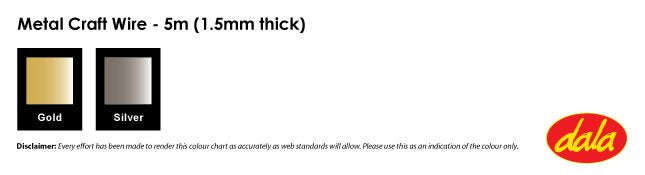 Metal Craft Wire - Rich Gold / Thin (0.5mm/ 1.5M)