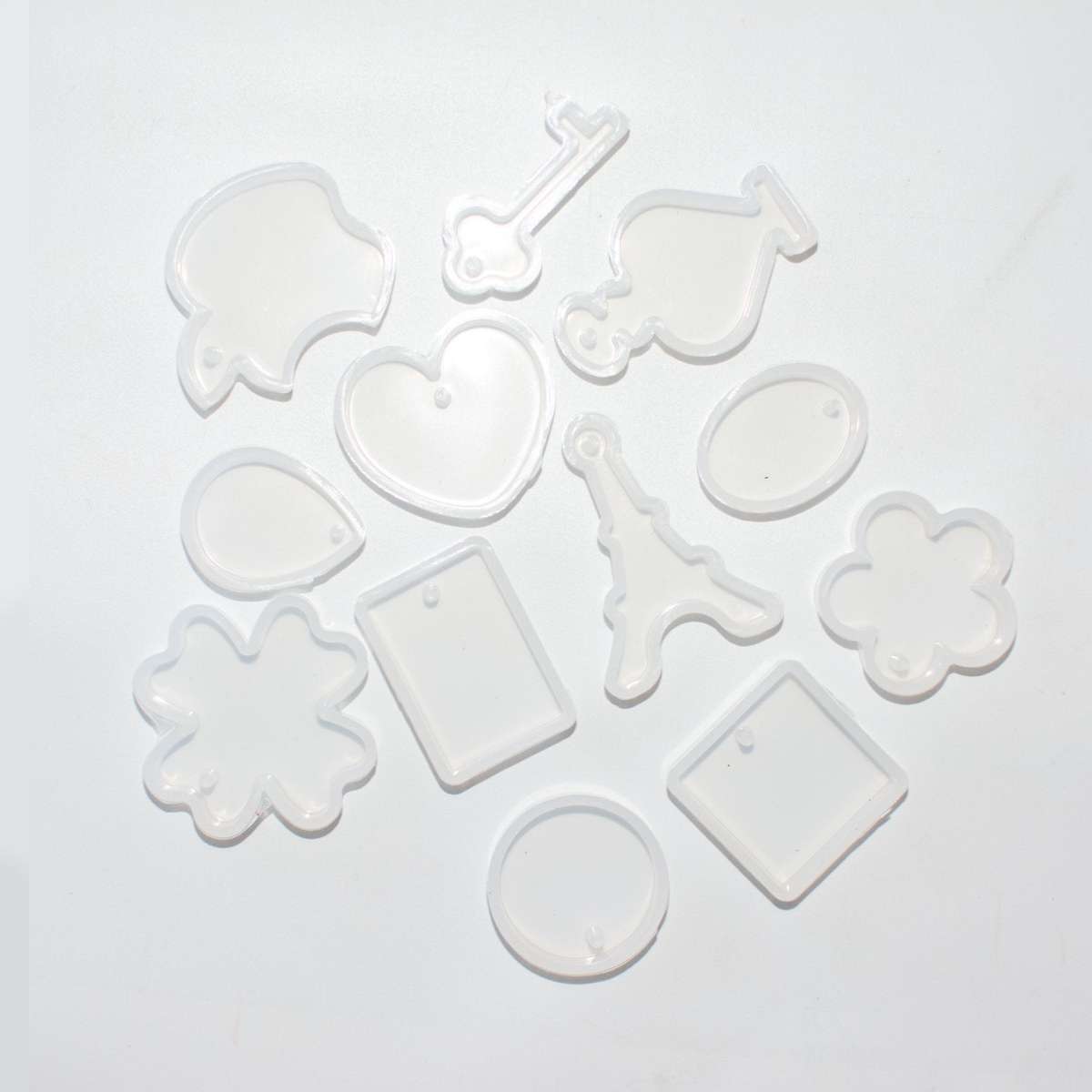 Silicone Pendant Moulds 12pcs