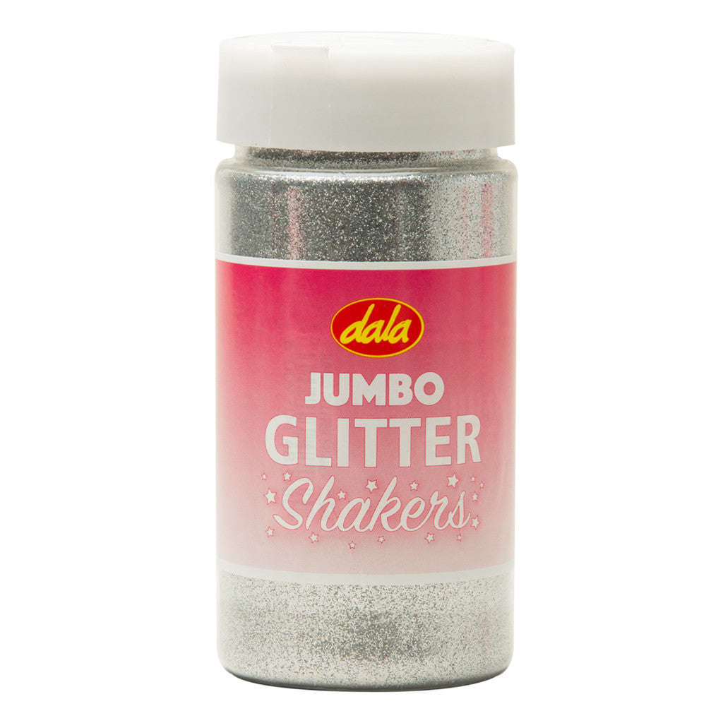 Jumbo Glitter Shakers 260g - Silver