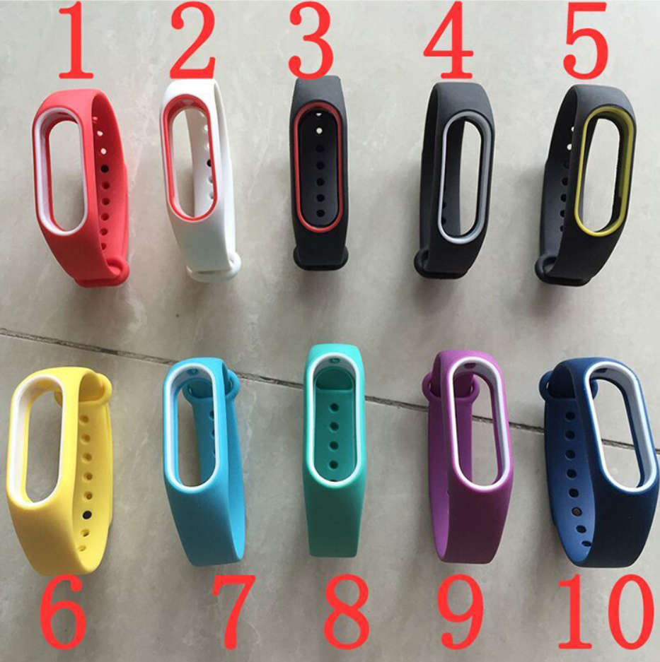 Mi Band 2 Replacement Straps (2 Pieces Combo) - 7+10