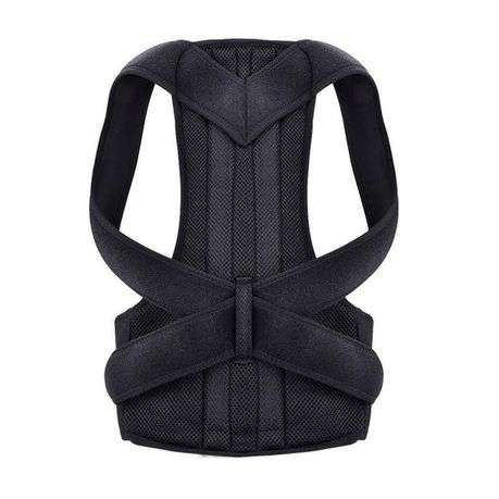Back Pain Posture Corrector - Medium / Plain Black