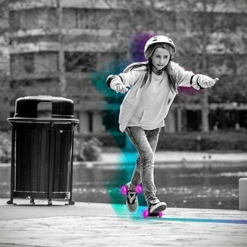 Flashing Roller Skates - Orange