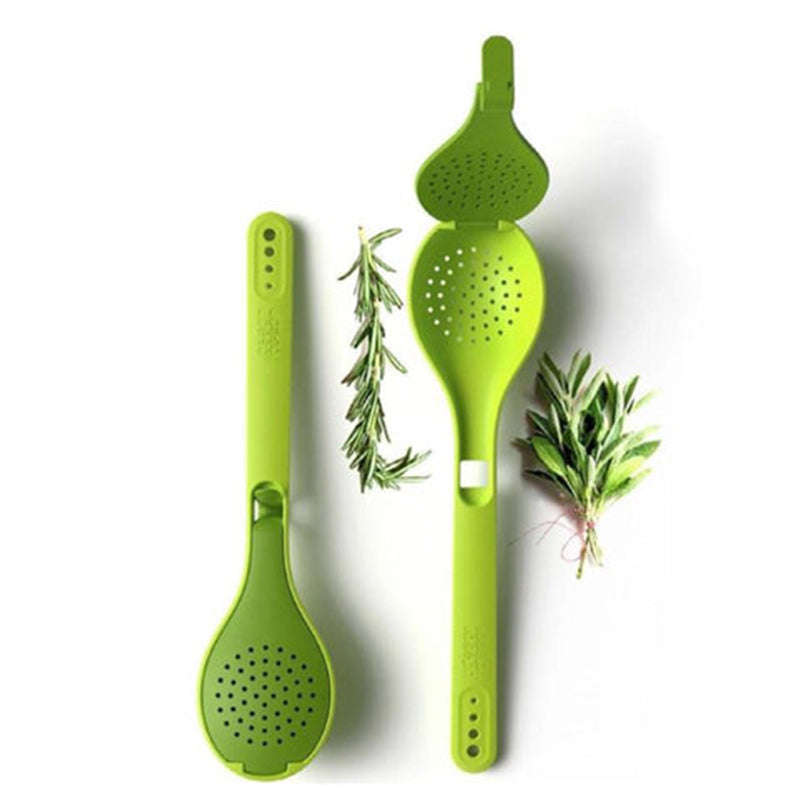 Flavour-Infusing Spoon With Herb Stripper