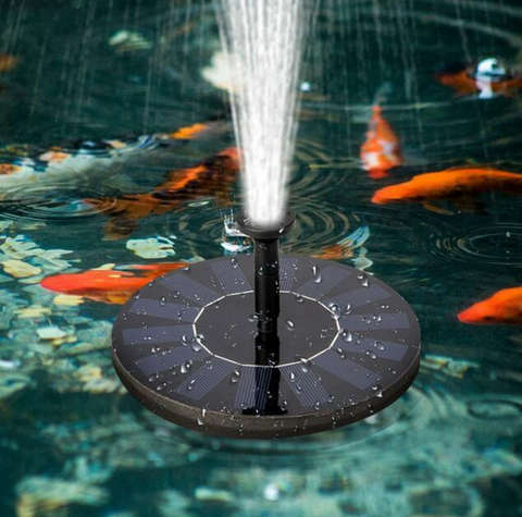 Floating Solar Powered Fountain