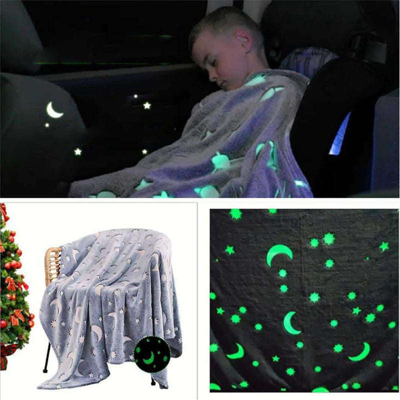 Glow In The Dark Magic Blanket - Boy