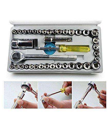 40 Pcs Combination Socket Wrench Set - Large