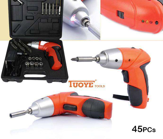 45pcs Cordless Rechargeable Screwdriver