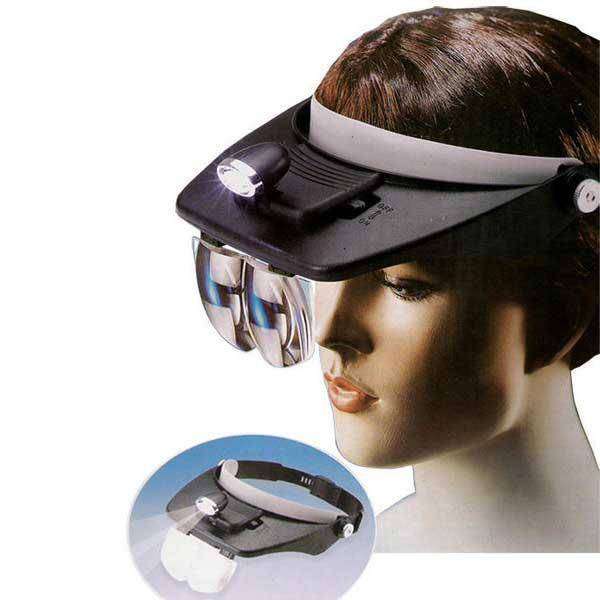Light Head Magnifying Glass