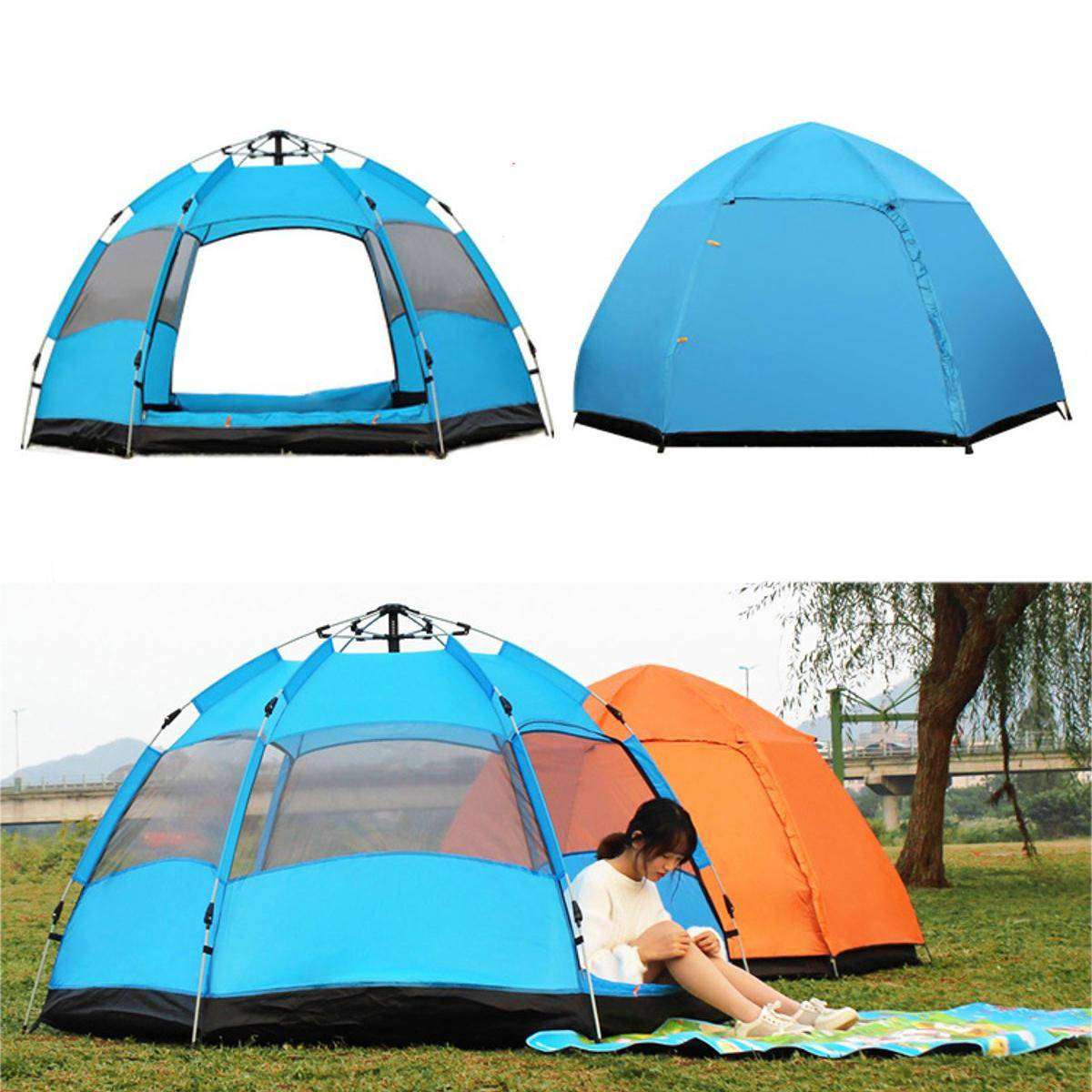 Camping Tent, Size: 2,4x2,1x1,3m