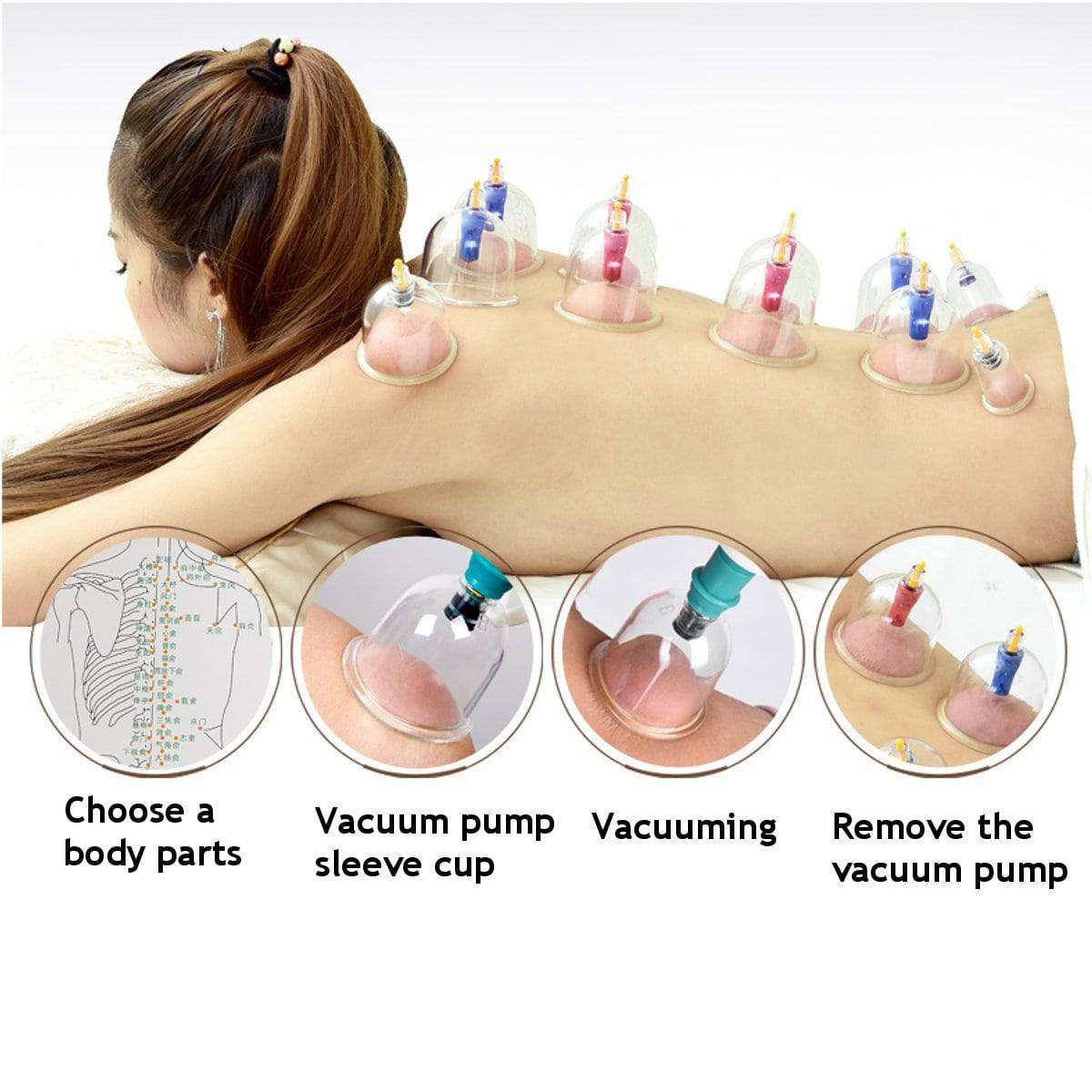 24Pcs Chinese Vacuum Cupping Set