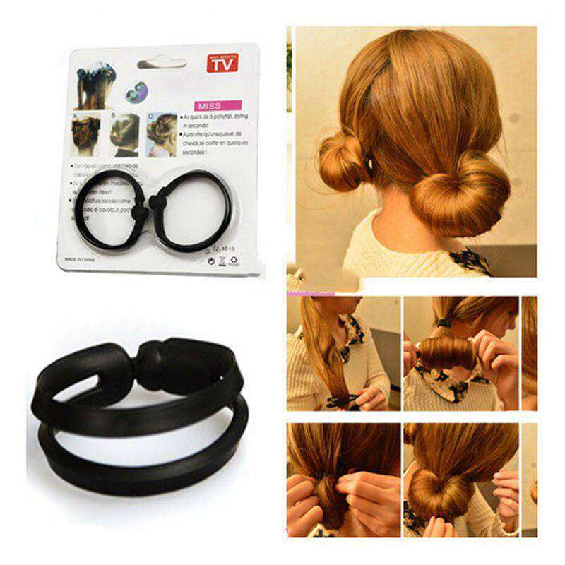 2pcs DIY Hair Styling Pigtails Braids Clip Set