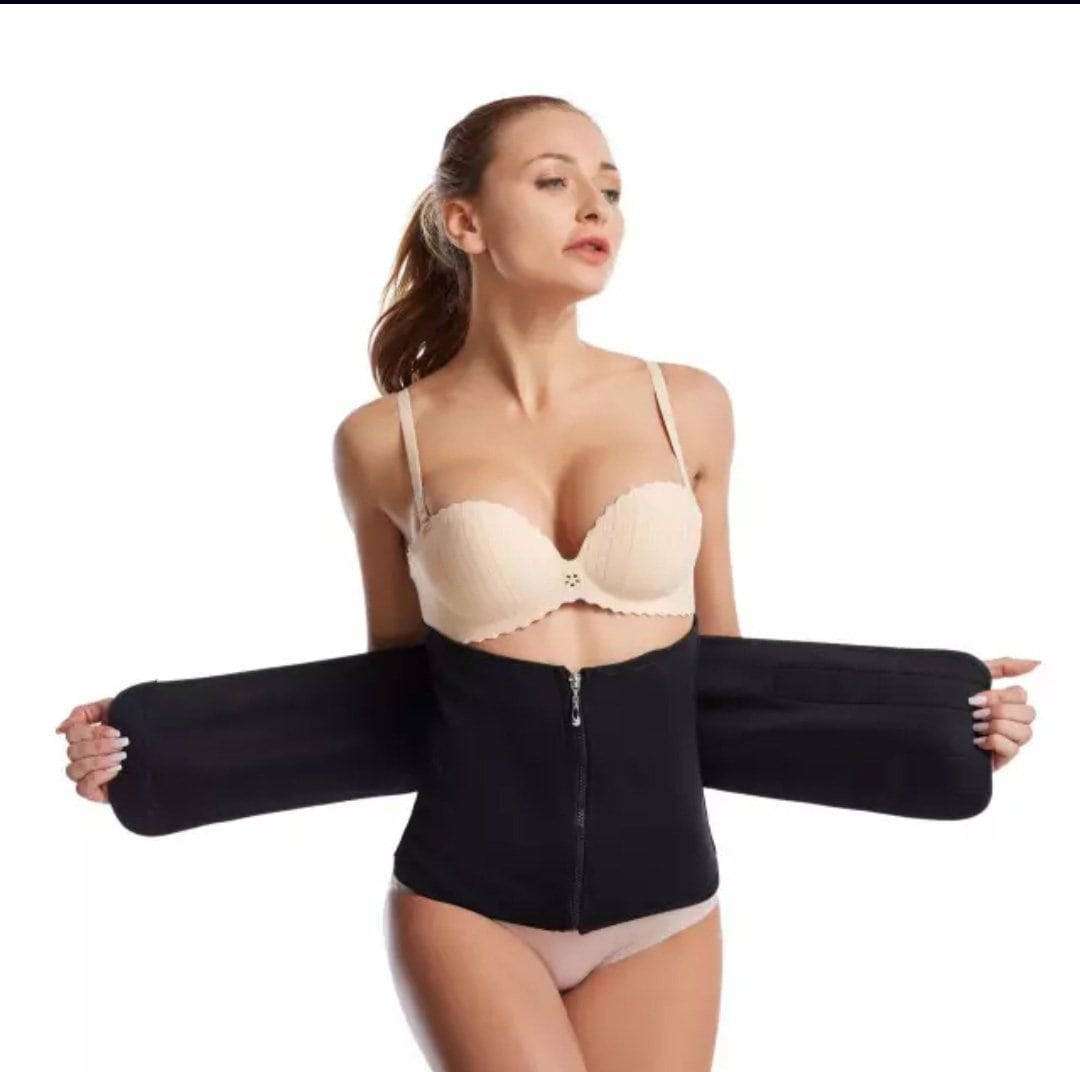 Adjustable Body Waist Belt - L-32 / Plain Black