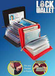 Anti Theft Lock Wallet