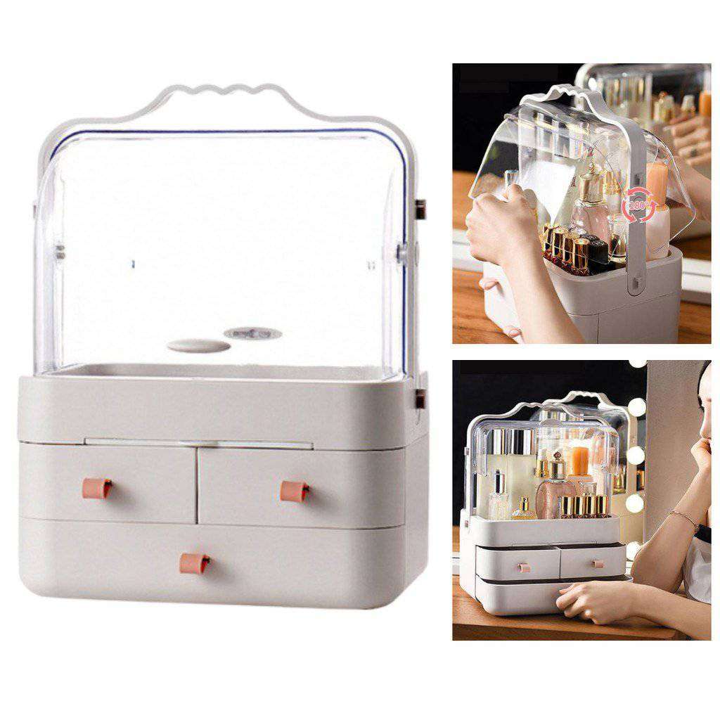 Beauty Cosmetic Storage Box Waterproof Dustproof