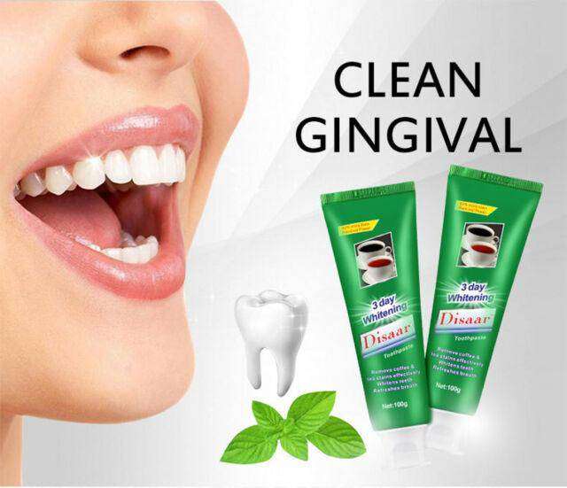 3 day Whitening Toothpaste for Coffee & Tea Stains