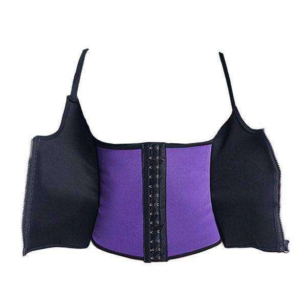 Double Layer Slimming Body Shaper - L-32 / Black