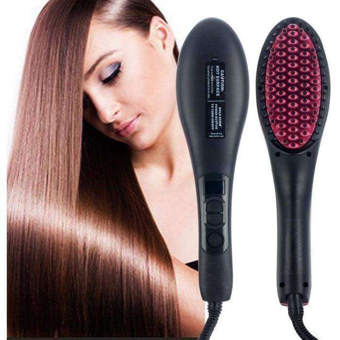 Straight Artifact LCD Hair Straightening Brush