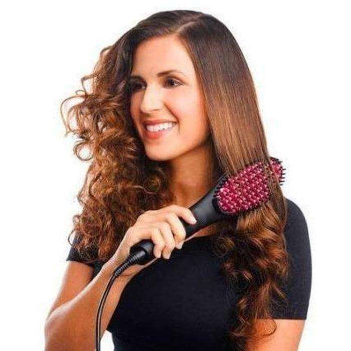 Straight Artifact LCD Hair Straightening Brush