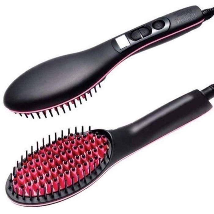 Straight Artifact LCD Hair Straightening Brush