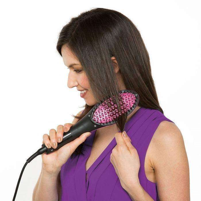 Straight Artifact LCD Hair Straightening Brush