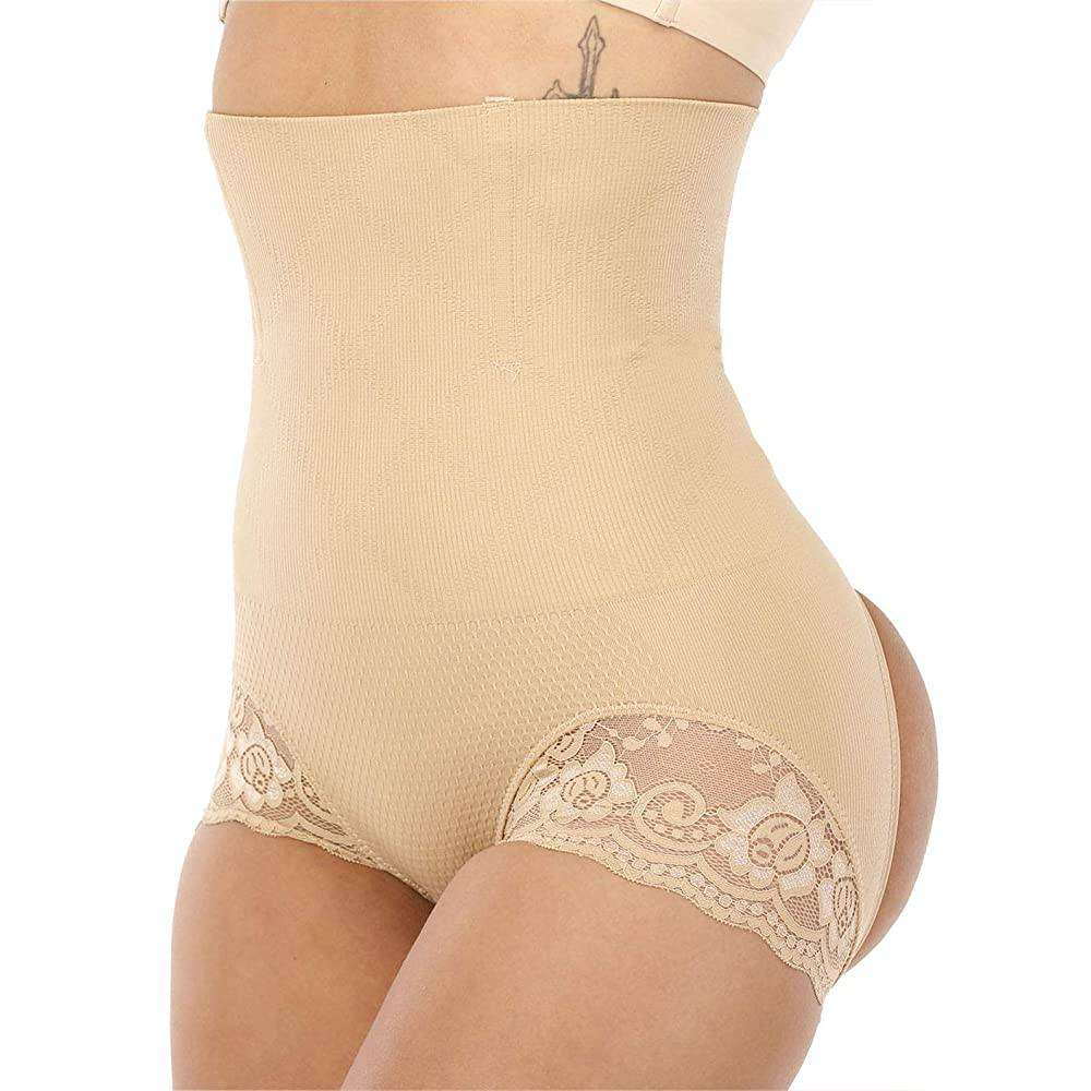 Women Waist Cincher Girdle Tummy Slimmer Sexy Thong Panty Shape... - Xtra Large/2 Xtra Large / Black