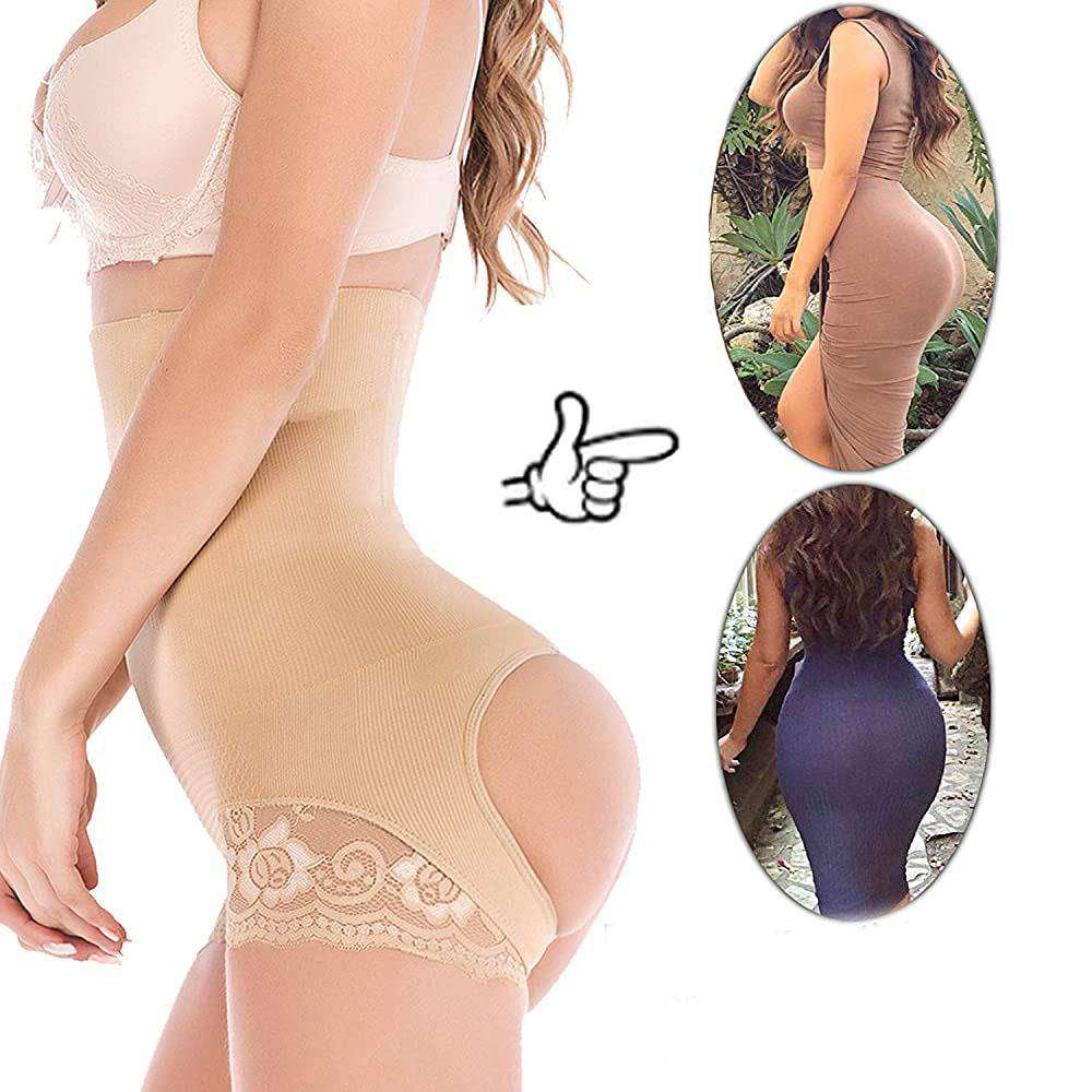 Women Waist Cincher Girdle Tummy Slimmer Sexy Thong Panty Shape... - Xtra Large/2 Xtra Large / Black