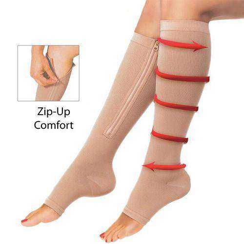Zip Sox Compression Socks - Black